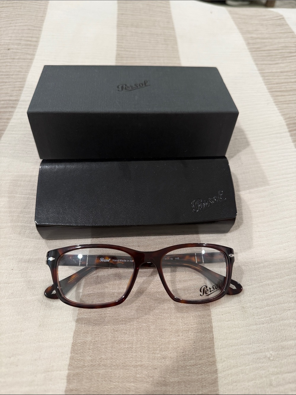 Persol Men’s woman’s  Tortoiseshell Brown Optical Glasses